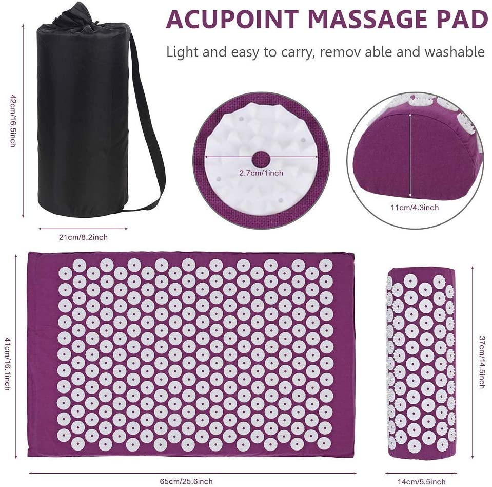 Acupressure Yoga Mat | Muscle Relief Yoga Mat | Hey-Foxy.com