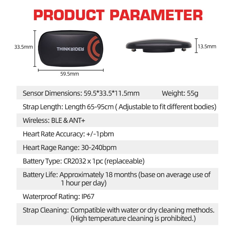 Chest Strap Heart Rate Monitor | Heart Rate Monitor | Hey-Foxy.com