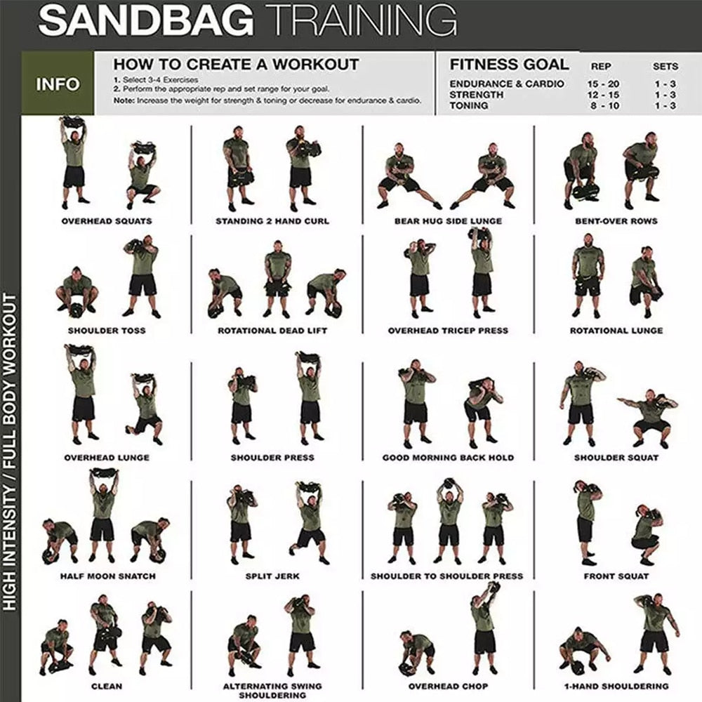 Weight Lifting Sandbag | Weight Lifting Bags | Hey-Foxy.com